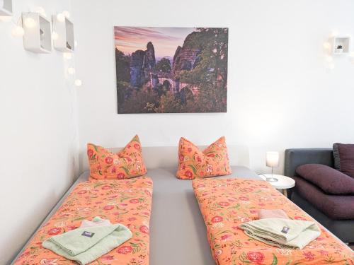 Urlaubsmagie - Ferienwohnung Felsenfreund - Sauna & Saisonaler Pool - F0, Sebnitz (fotografie 8)