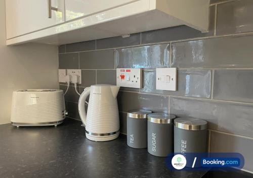 Modern 1 bedroom flat with free parking in Woking