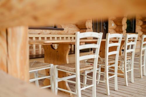 Balkons/terase, Log Cabin Piricske in Čičeu