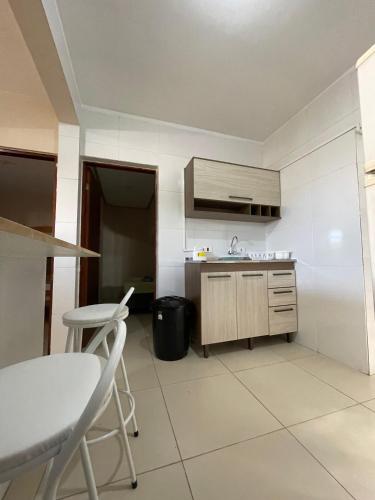 ห้องครัว, Apartamento próximo Autódromo Interlagos (Apartamento proximo Autodromo Interlagos) in แคมโปแกรนด์