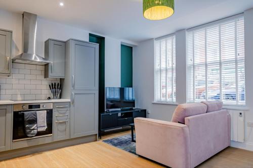 virtuve, Host & Stay - Foley House Apartments in Malvern