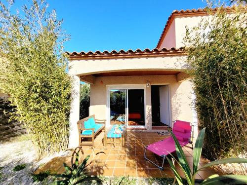 Spacieuse maison T4 - 6 pers - jardin, WiFi, parking, climatisation - quartier calme Canet Village - FR-1-794-145