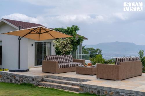 Garden, StayVista at Bean & Blanc in Gevhande Khadak