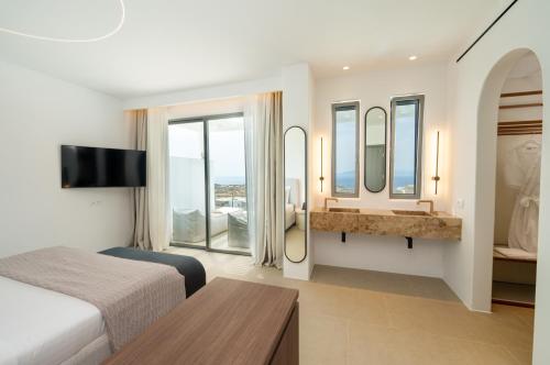 Muse οf Mykonos Room Type - Junior Suite Sea View with Hot Tub Muse οf Mykonos Room Type - Junior Suite Sea View with Hot Tub