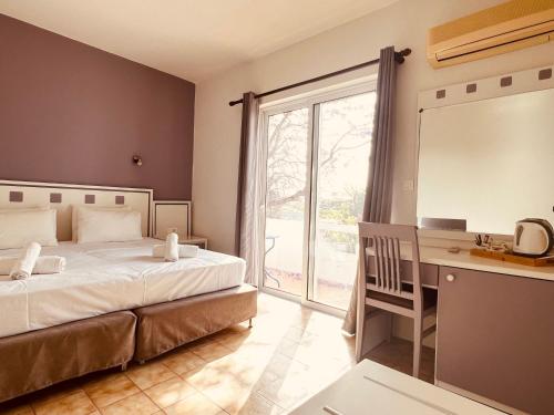 1 double bed