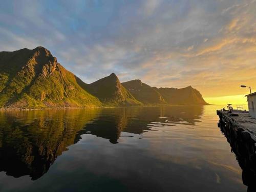 Rural life on the rough coastline of Senja in Mefjordvær