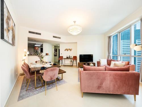 Marina Views - 2BR Luxury Apartment, High Floor, Torch Marina, Dubaj (fotografie 5)
