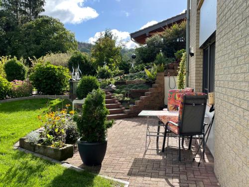 balkon/taras, Ferienwohnung Osterquelle in Freisen