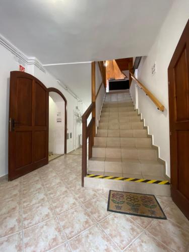 Exterior view, Katalinkert Panzio in Gyor