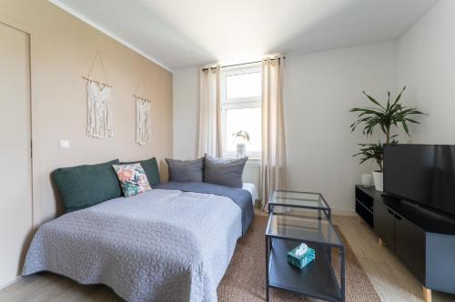 Ferienwohnung mit Parkplatz & Balkon nahe Elbe, Drážďany (fotografie 10)