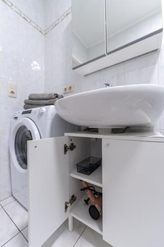Ferienwohnung mit Parkplatz & Balkon nahe Elbe, Drážďany (fotografie 9)