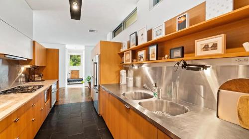 Konyha, Villa Spectrum Luxury Villa with Pool & Outdoor Shower in East Hampton in Springs (NY)