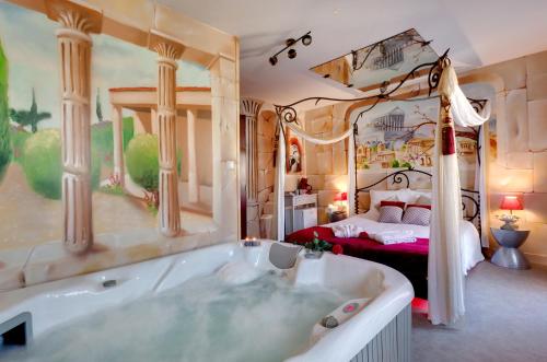 Chambre VENUS avec Jacuzzi privatif Hotel de charme Lapalisse
