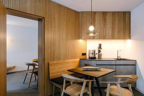 Konyha, Villa Rosa Deluxe Apartments in Holzgau