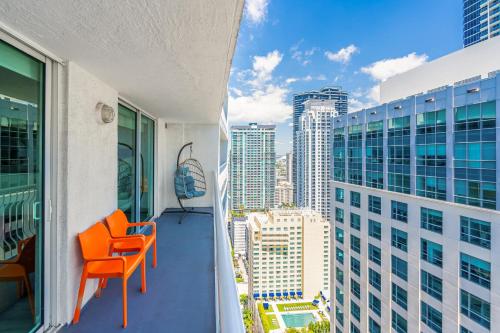 Oceanside Penthouse Apartment in Brickell Miami, Pool, Free Parking in Miami, USA