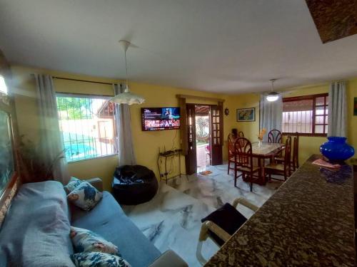 Felles stue/TV-område, Casa da Lua in Balneario das Conchas