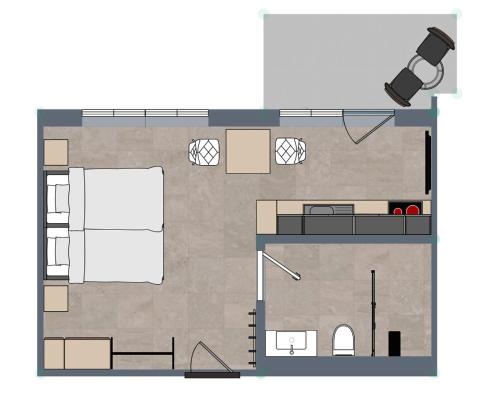 แผนผังชั้น, Alpin Apart in อิสเกล