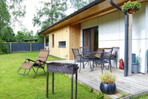 Varanda/terraço, Vacation house in Zvejniekciems
