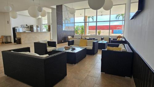 공용 라운지/TV 시청 구역, Cómodo Apartamento frente al Mar (Comodo Apartamento frente al Mar) in 산 카를로스