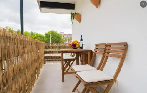 Erkély/terasz, La Casita Bonita - 30m from the Arenal Beach - Private Parking in Platja de l'Arenal