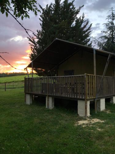 Tente Safari Eco Lodge 6 Personnes gîte à louer Lagraulas