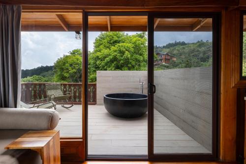 발코니/테라스, 호텔 벨마르 (Hotel Belmar) in 몬테베르데