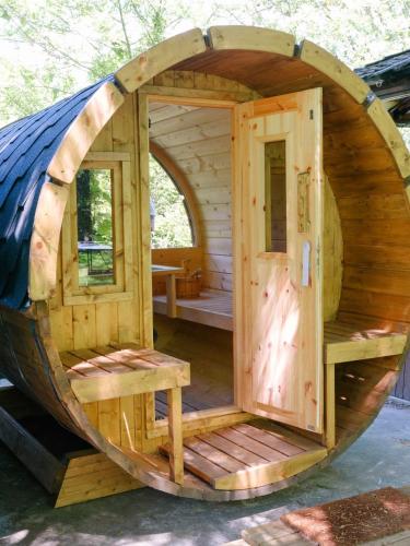 Sauna, Casa Bauxells in Sahorre
