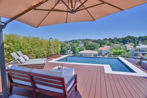 Penthouse 3 beds, private pool, Parc du Cap - Location saisonnière - Antibes
