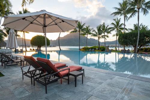 Swimming pool, InterContinental Bora Bora & Thalasso Spa By IHG in Bora Bora Island