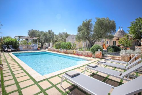 TD Trulli Locobello Stylish & Cozy Trulli w/ Pool in Martina Franca városközpont