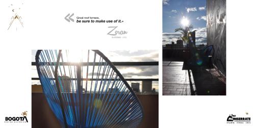 Depa Monserrate - Charming Historic Nest with Breathtaking Mountain Views - Apartaestudio