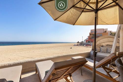 Oceanfront 3 BR Condo Right in Front of the Beach in Cabo San Lucas, Mexico