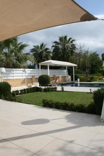 Garden, Serenity Villa Mediterranean in Perivolia