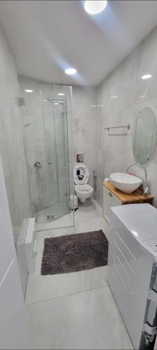 Zuhanyzó, Deluxe Apartment in Ramat Gan Next to Sheba Hospital in Külváros/repülőtér