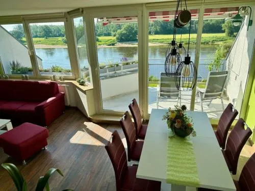 Ferienwohnung direkt an der Elbe in Coswig, Deutschland