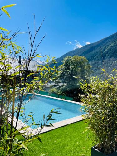 Appartement situe en rez de jardin avec piscine privee en ete in Seez