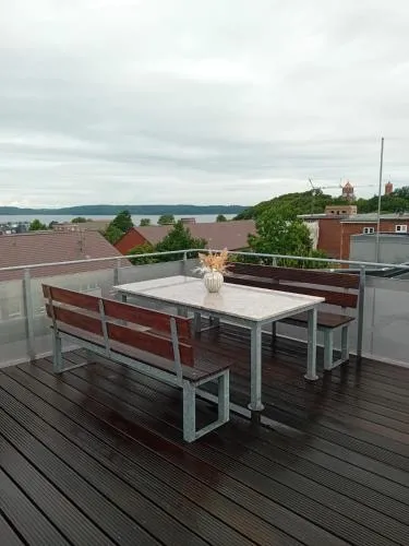 Über den Dächern von Flensburg Mürwiker Strasse 187 in Flensburg, Deutschland
