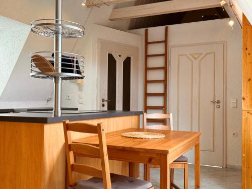 廚房, Ferienwohnung im Grünen am Rande von Weimar (Ferienwohnung im Grunen am Rande von Weimar) in 艾特斯伯格西德隆