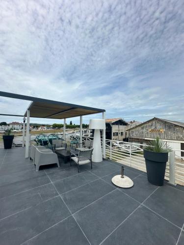 Roof top piscine chauffée 7 pers wifi (Roof top piscine chauffee 7 pers wifi) in La Teste-de-Buch