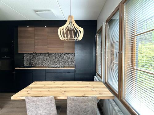 Cocina, Ruka Center Chalet 3B1 - Ski-In Ski-Out - All services nearby - AC - Fireplace - Wifi - Own parking  in Kuusamo