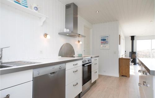 Kitchen, Holiday Home Frederikkesvej in Lokken