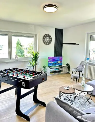 Explore CH & FR - deluxe apartment Basel Airport in Herten, Deutschland
