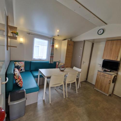 MH2-CONFORT- 3CH - 6 pl - LAVE VAISSELLE, TV, WI-FI, Draps fournis et ménage fin de séjour, en option ! - Camping - Pont-Aven