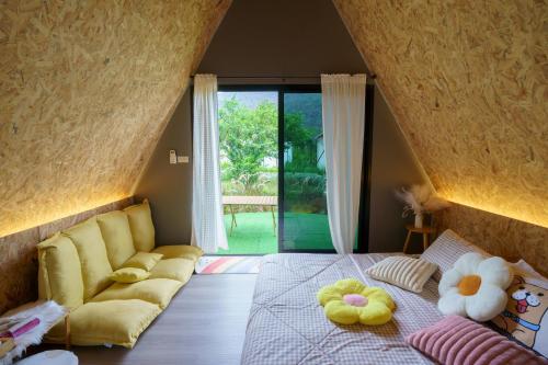 1 double bed