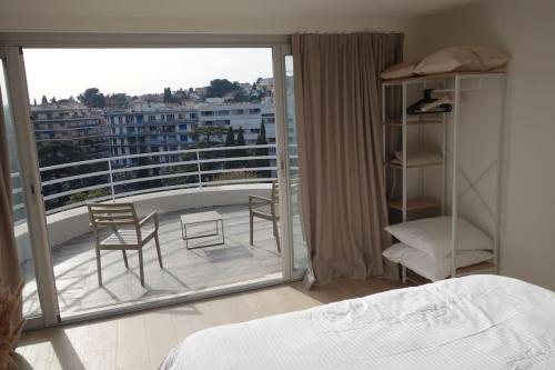 Studio Toit terrasse - Vue mer Cannes - Location saisonnière - Le Cannet