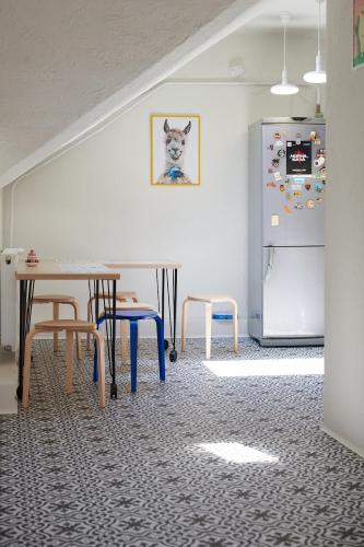 ห้องครัว, Lama Hostel in อิวาโน-ฟรานคิฟสก้า
