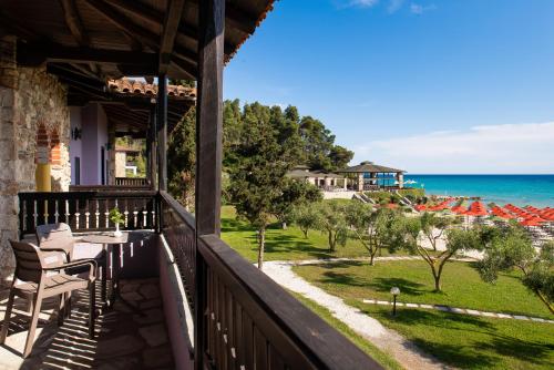 balkon/terras, Simantro Resort in Chalkidiki
