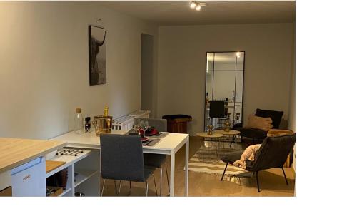 Konyha, Ohain Crollé superbe appart 1 chambre (Ohain Crolle superbe appart 1 chambre) in Lasne