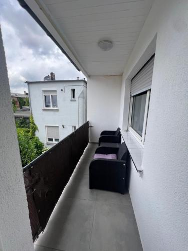 阳台/露台, Sleep & Go Deluxe 1 Apartment nähe Düsseldorf (Sleep & Go Deluxe 1 Apartment nahe Dusseldorf) in 克鲁费尔德