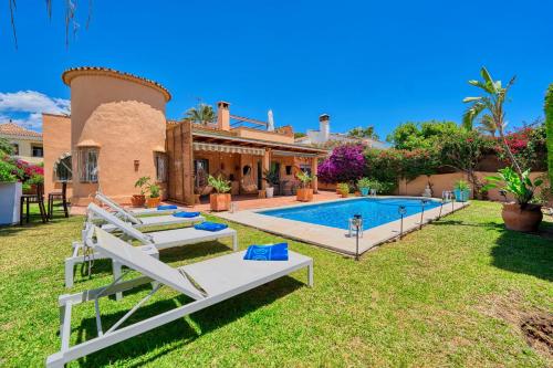 1109 * Panorama Sea View Family Villa Roof Terrace- Annex gîte à louer Las Chapas